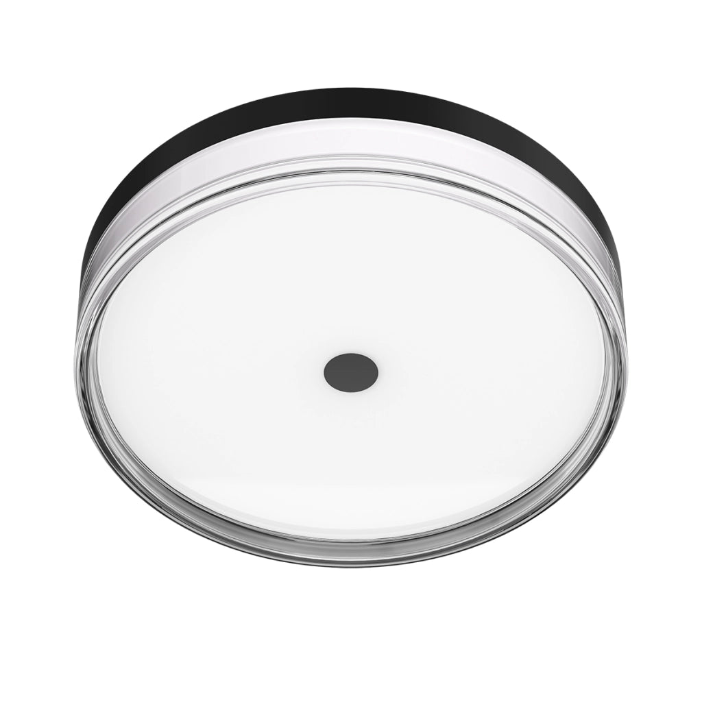 Plafoniera LED 32W nera tonda Ø40cm 3CCT IP40 Italux