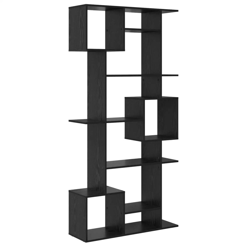 Armadio per Libri Rovere Nero 92 x 29 x 188 cm 3388359