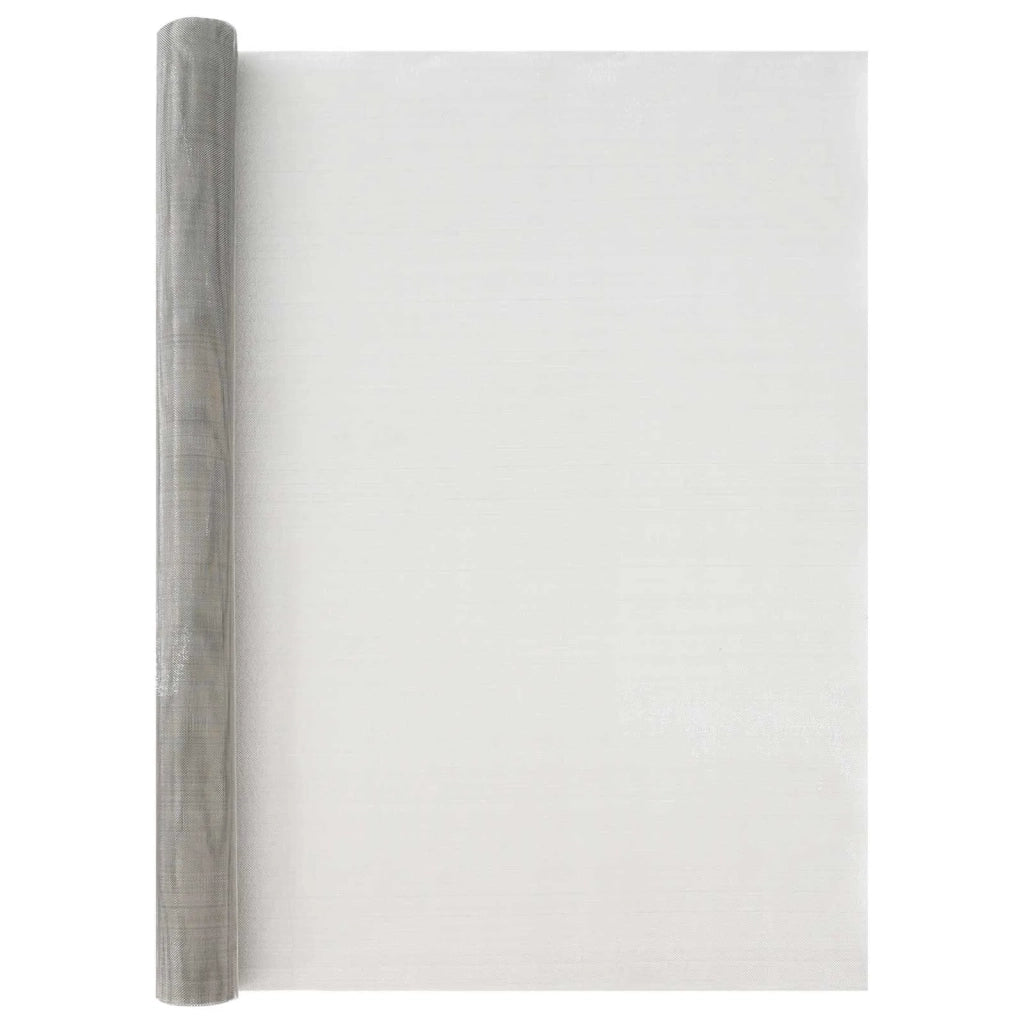 Rete per schermatura 100 x 2000 cm 20 Mesh Argento 42039541