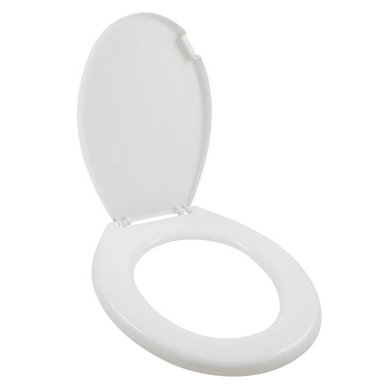 MAURY'S COPRI WATER WC PLASTICA BIANCA KIT DI MONTAGGIO CON GANCI INCLUSO