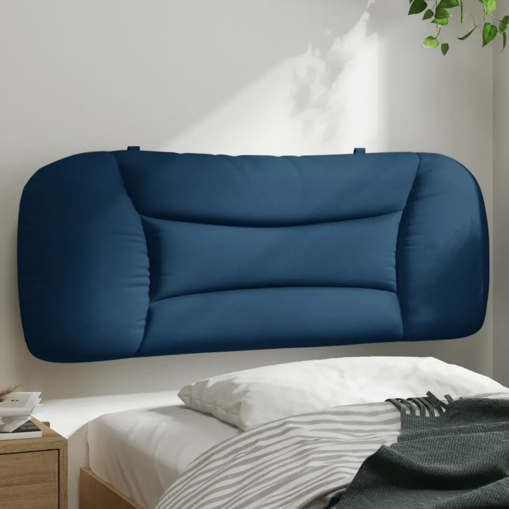 Cuscino Testiera-Cuscino per Testiera Hvar Blu 100 cm in Tessuto