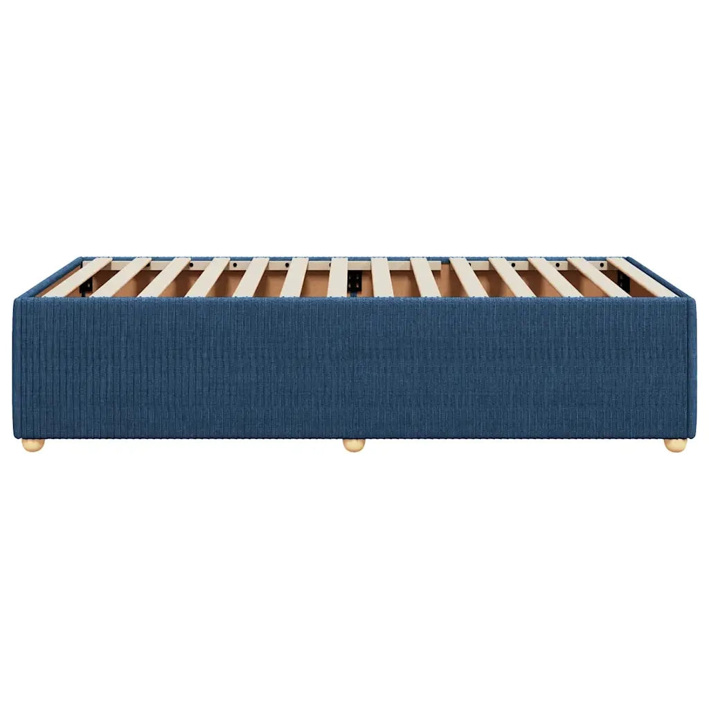 Giroletto senza Materasso Blu 100x200 cm in Tessuto