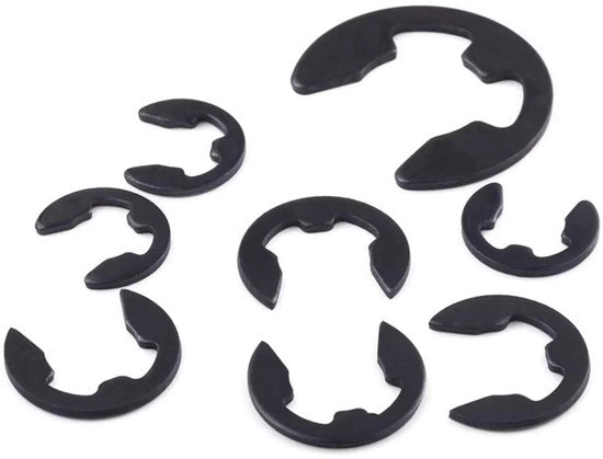 Borgring esterno 11mm - Clip E - 40 pezzi - Acciaio manganese - Facile da installare