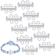 Connettore a catena elegante - 10 pezzi - guida a scorrimento - decorazione a strati - connettore a catena multi-strand - artigianato DIY - chiusura decorativa