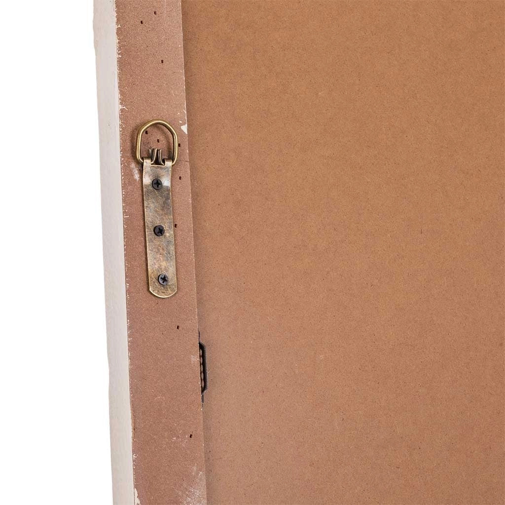 Specchio in legno bianco 75x7x215h