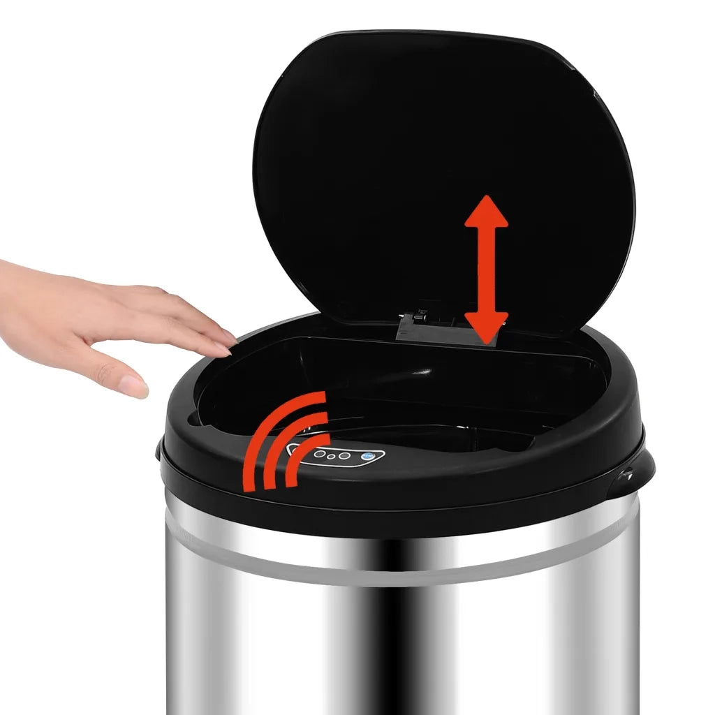 Pattumiera Automatica con Sensore 50 L in Acciaio Inossidabile CFW4394283