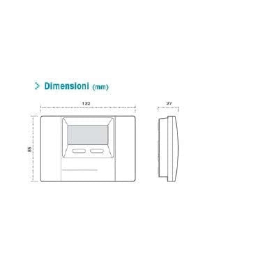 TERMOSTATO DIGITALE PARETE NEO ML+ ANTRACITE