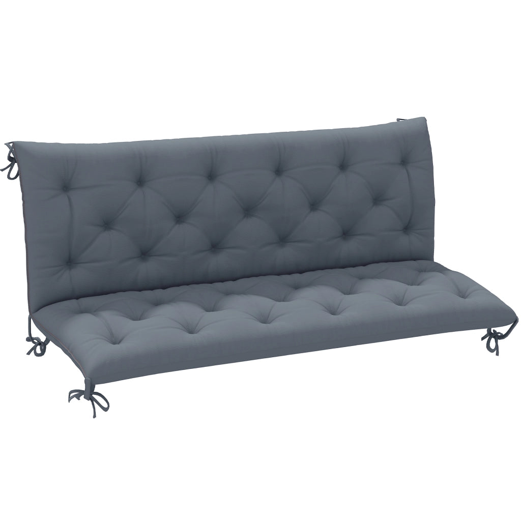 Cuscino per divano da giardino 3 posti ¨C Minimal ¨C grigio 150x98x8 cm