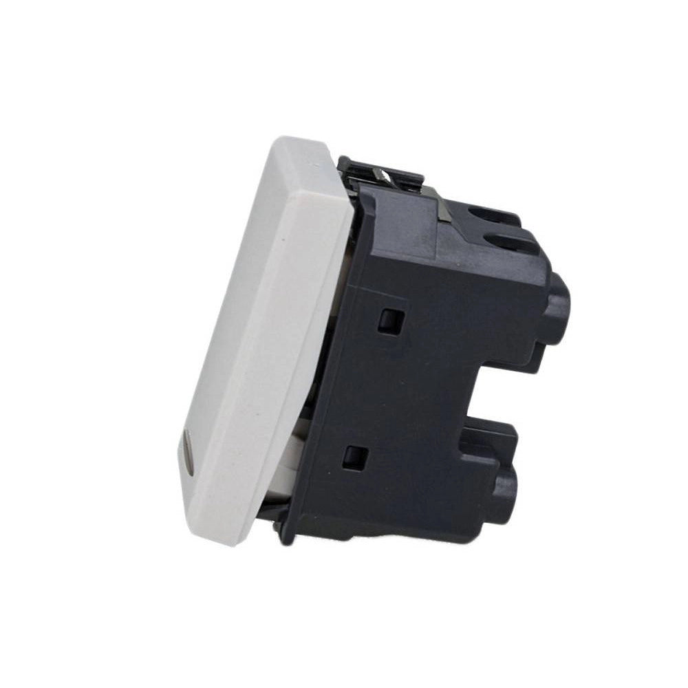 Trade Shop - Deviatore 1p 16a Colore Bianco Compatibile Con Bticino Axolute -