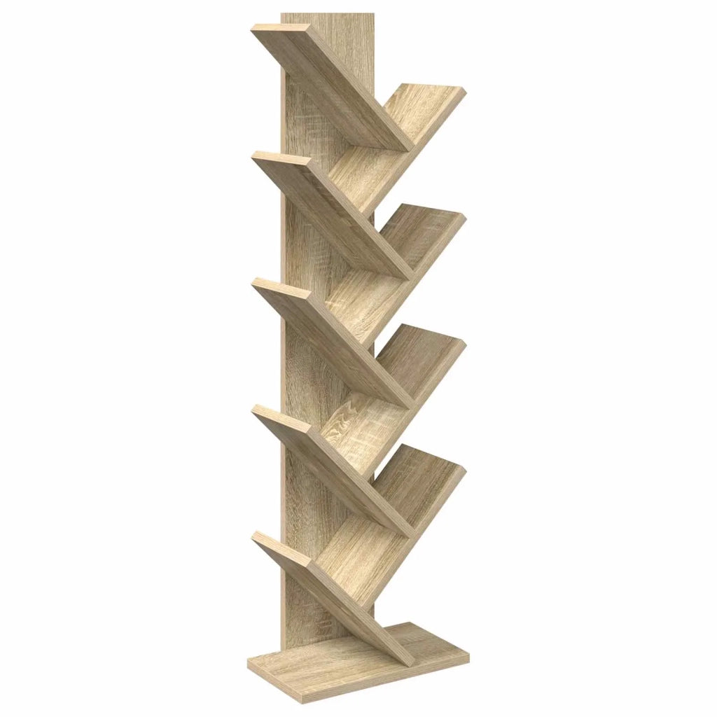 Scaffale da Libro ad Albero 6 Livelli 30 x 18 x 100 cm 8012374