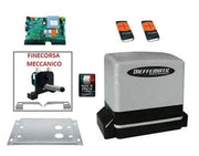 Motore Cancello Scorrevole 600Kg Centrale Di Comando Ricevente Telecomandi 230V
