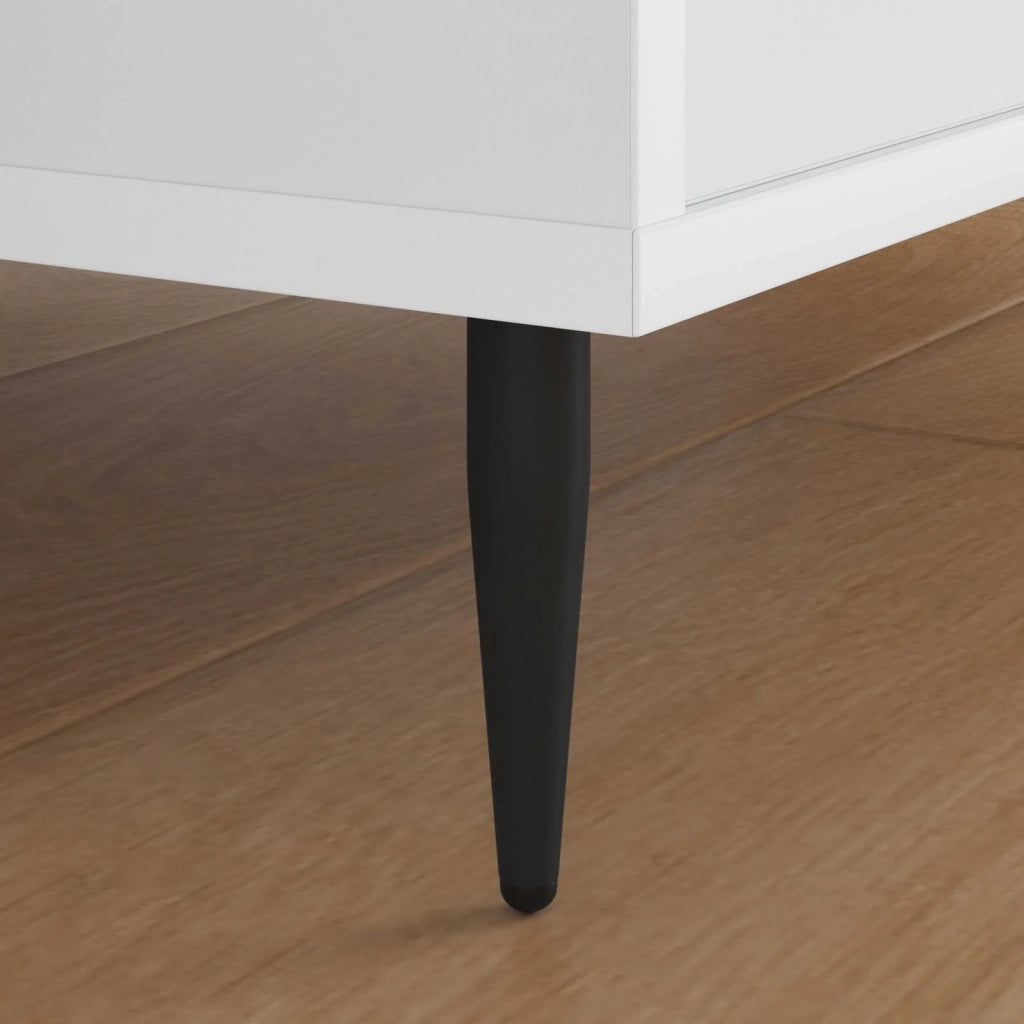 Piedini per mobili 2 pz Nero ? 40 x 98 mm Ferro CFW9377661