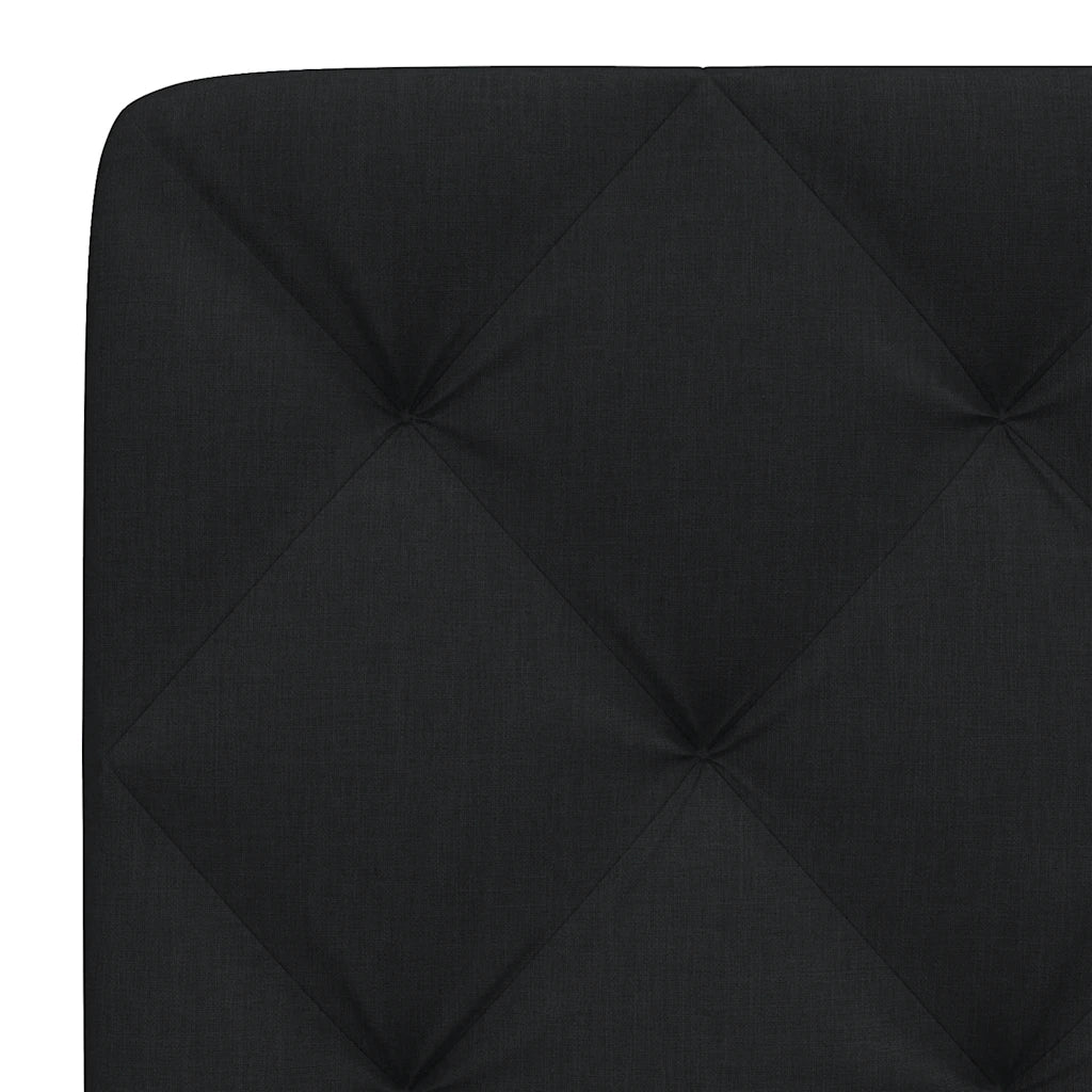 Cuscino Testiera Nero 180 cm in Tessuto 4019235