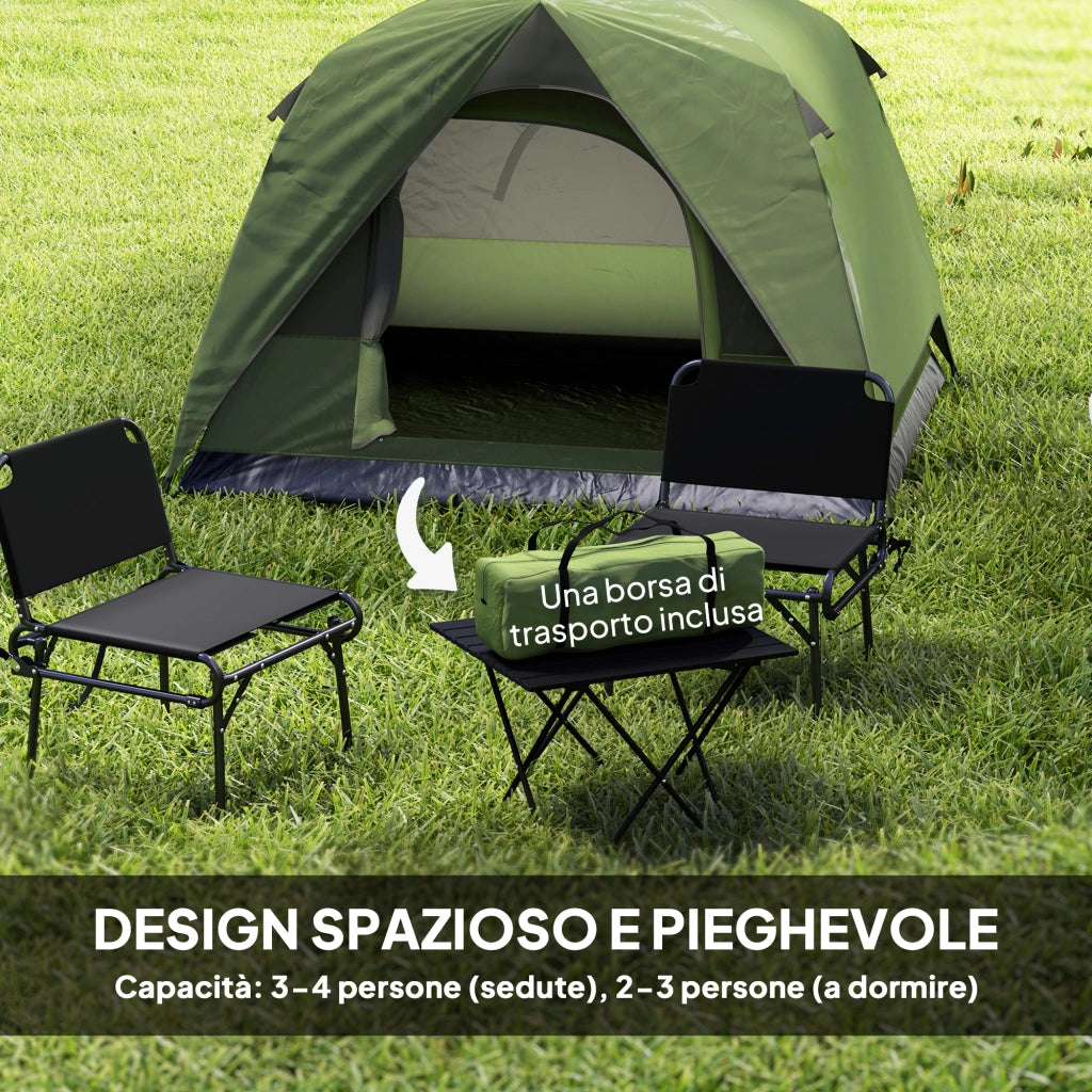 Tenda da Campeggio ¨C Minimal ¨C Verde 2x2x1.35m
