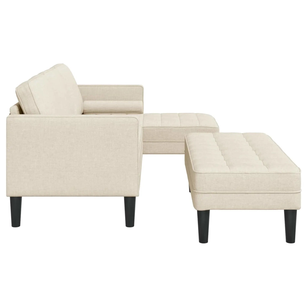 Set di divani con cuscino 2 pcs Tela Poliestere 3329263