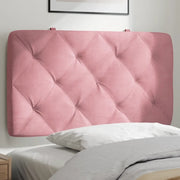 Cuscino Testiera-Cuscino per Testiera Rosa 80 cm in Velluto