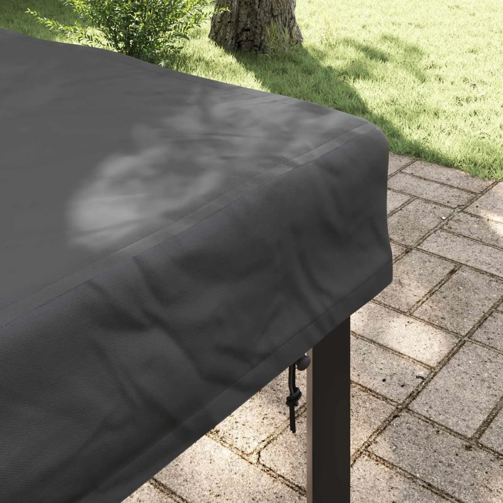 Copertura Tavolo Tinta unita Nero 62 x 62 x 15 cm Tessuto 4106071
