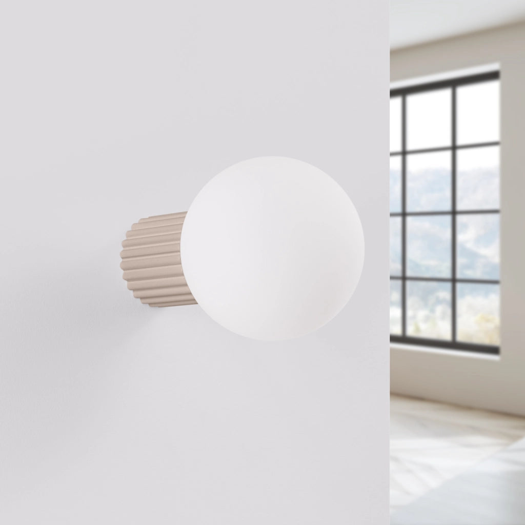 Lampada da parete HALO tortora IP44