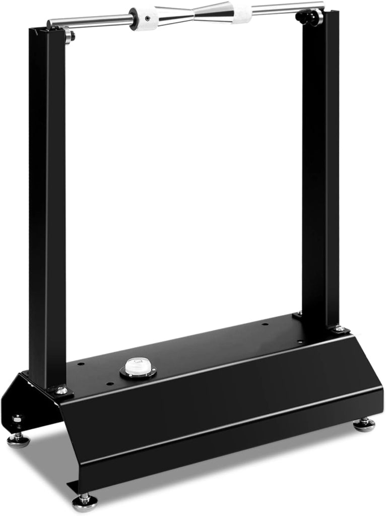 SOARS Equilibratore per moto, bilanciatore con coni di centraggio regolabili, bilanciamento portatile, bilanciatore universale, bilanciamento della ruota, bilanciatore