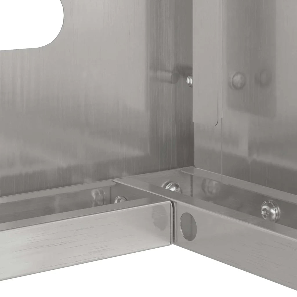 Copertura per condizionatore d'aria Argento 110 x 50 x 80 cm 865908