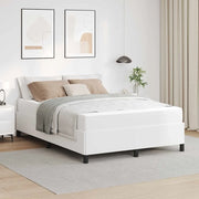 Struttura del letto con materasso Bianco 160 x 200 cm Tessuto 3399010