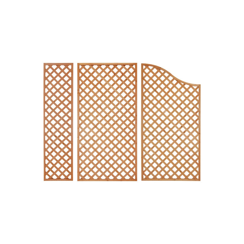 Set da 4 Pannelli Legno bucherellato 100x200cm