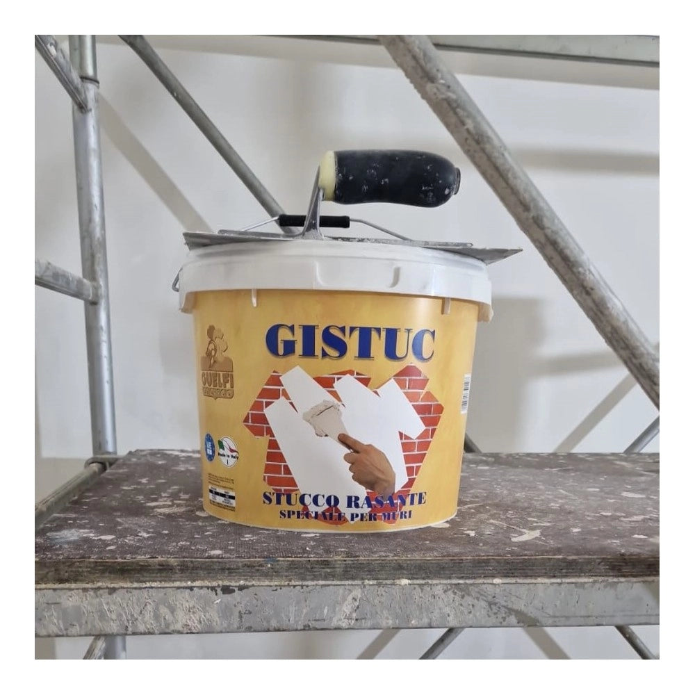 Gistuc 20kg stucco in pasta bianco per rasatura e riempimento di pareti - per interni