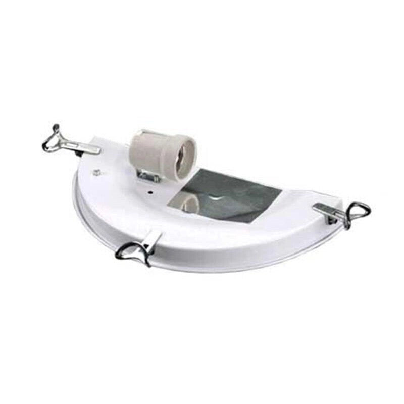 PLAFONIERA APPLIQUE DA 30CM CON DESIGN A QUADRI IN COLORE BIANCO