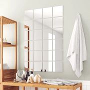 Piastrelle a Specchio 48 pz-Specchio decorativo Quadrate in Vetro
