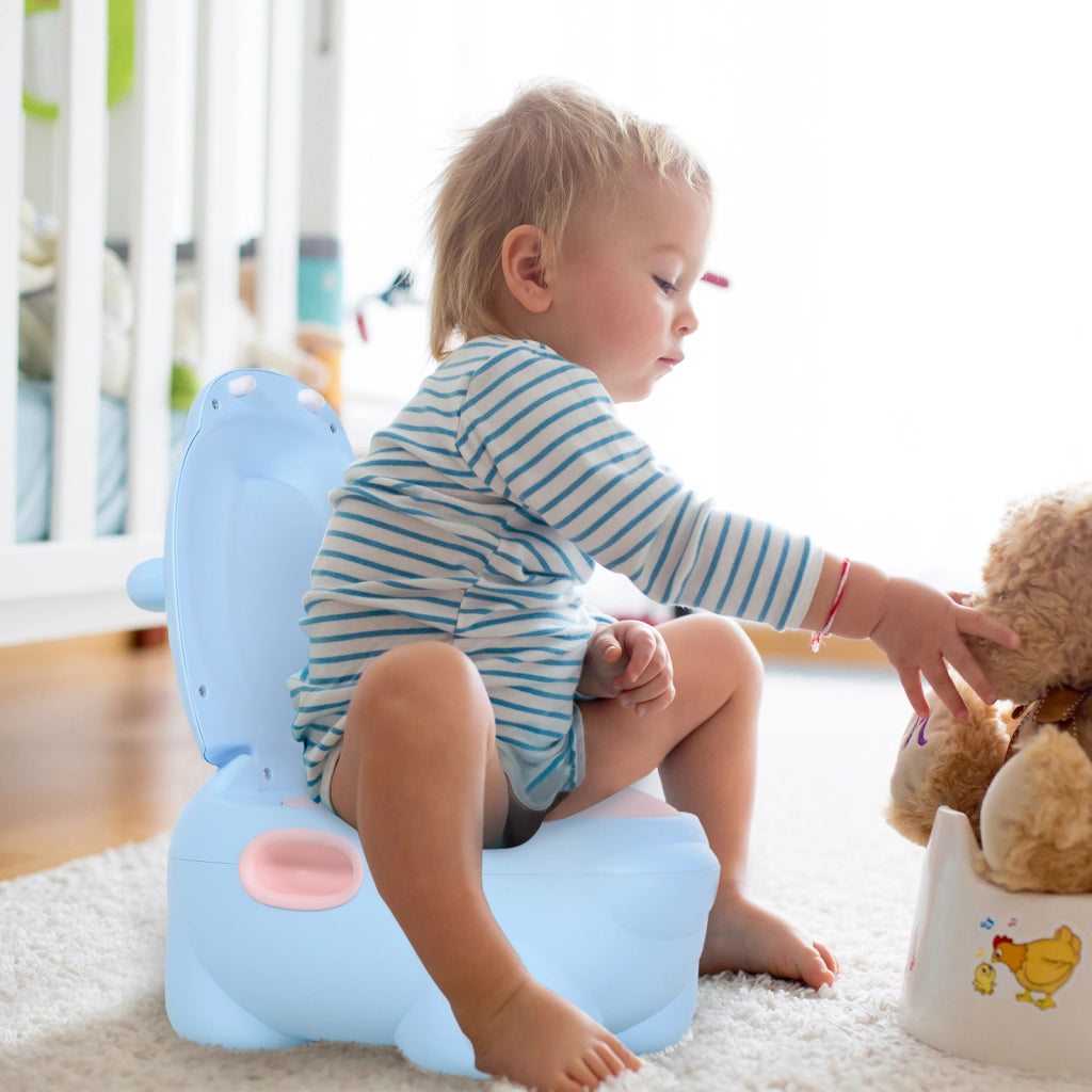 Orinal Bambini Forma Ippopotamo ¨C Minimal ¨C 40x30x23 cm Blu