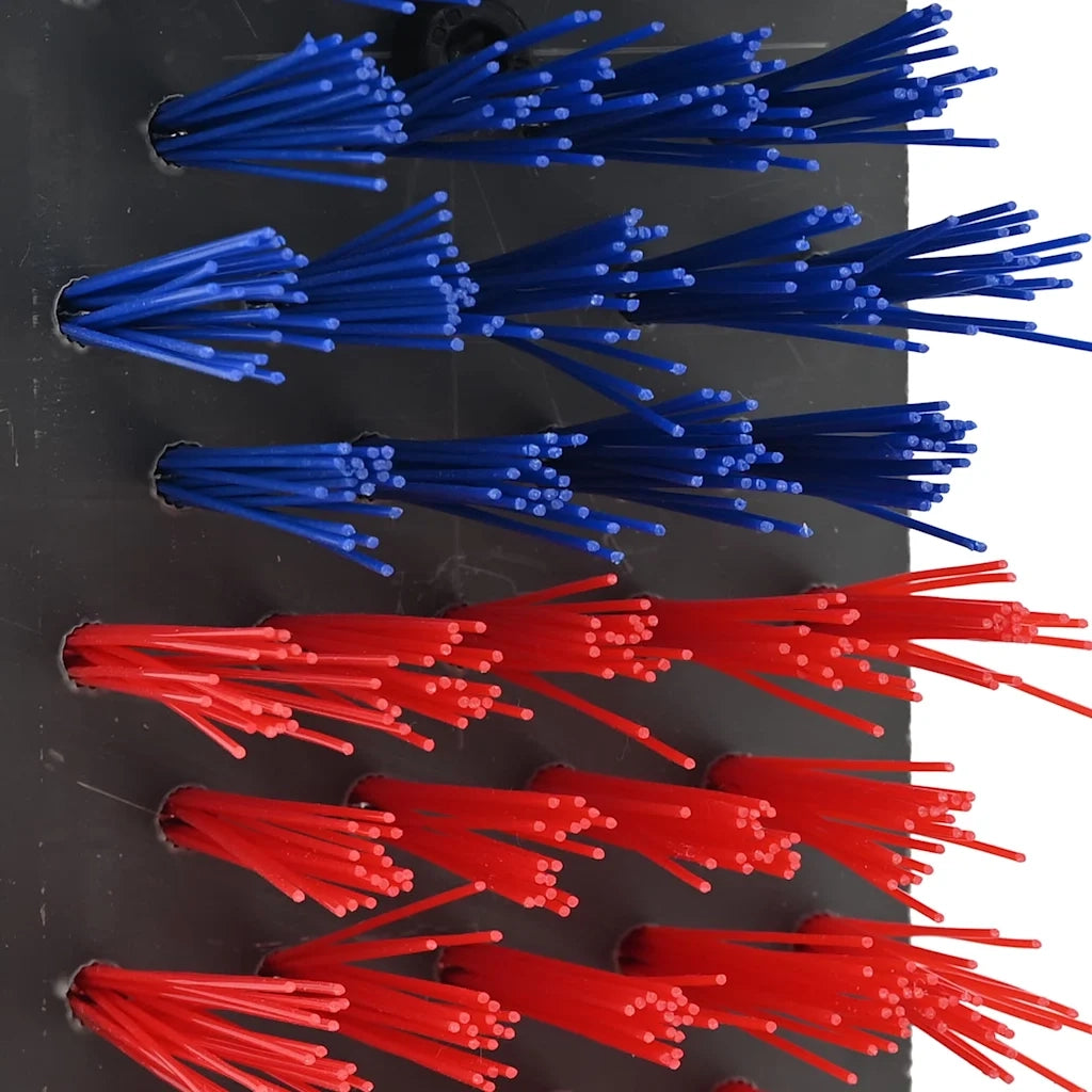 Spazzole per il bestiame Rosso e Blu 84 x 10 x 91 cm PVC 42006837