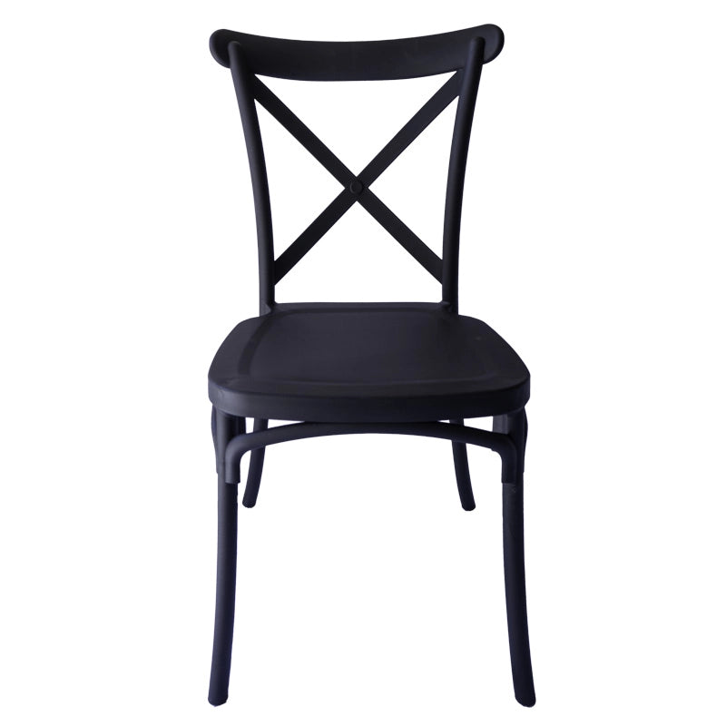Sedia Cross Nera  - La Dea Sedia
