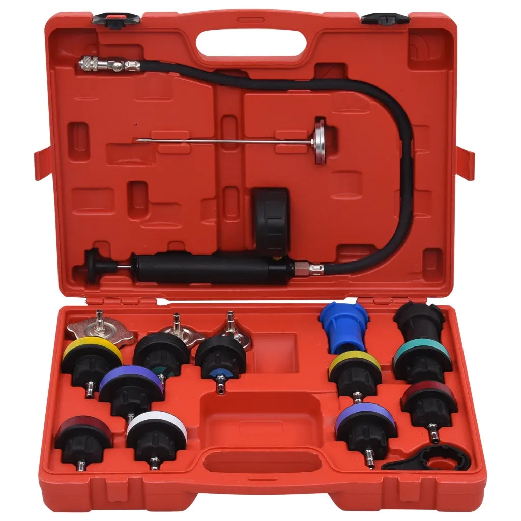Tester di Pressione Sistemi di Raffreddamento e Radiatori 18 pz 210535