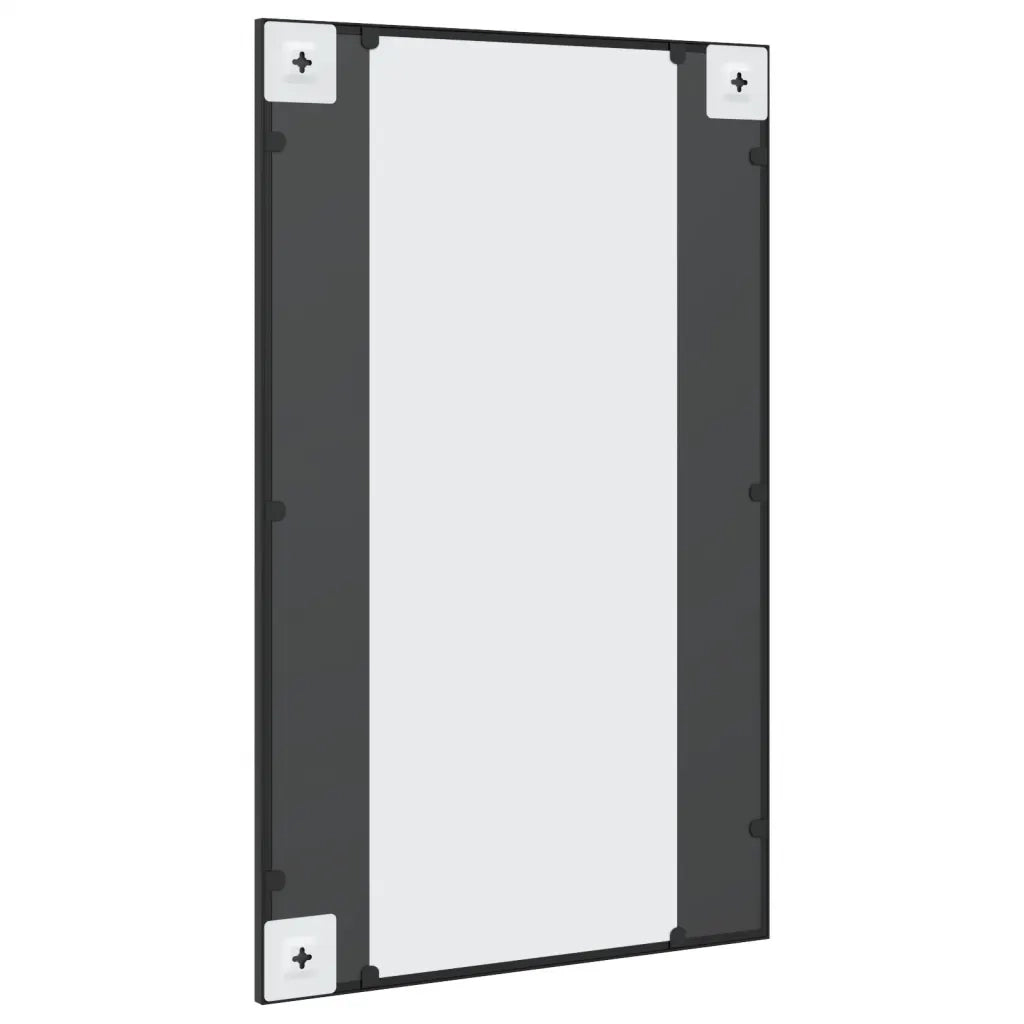 Specchio da Parete | Specchio decorativo Nero 50x80 cm Rettangolare in Ferro