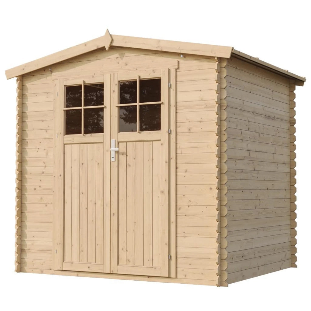 Casetta da Giardino in Legno per Esterni - L236xL226xA218 cm/ 4,33 m2 - TIMBELA M369F