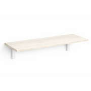 Mensola da Muro da appoggio in Legno nobilitato spessore 1,8 cm in colore Larice Bianco 70x40 cm