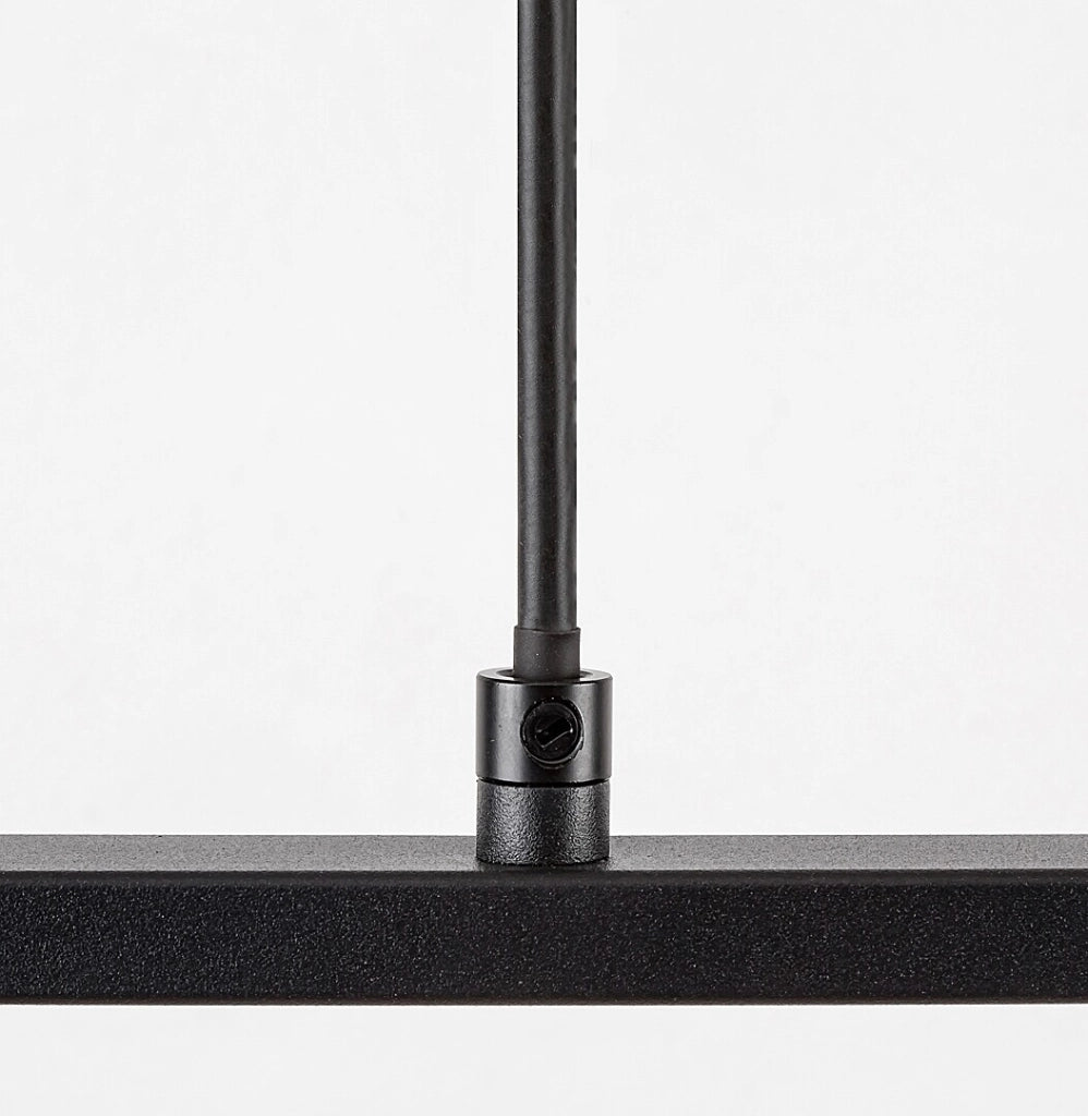 Lampada a sospensione Rabalux Chadwick 3xE27 nera fumé