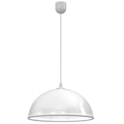 Lampada a sospensione bianca semicircolare E14 15W Luminex