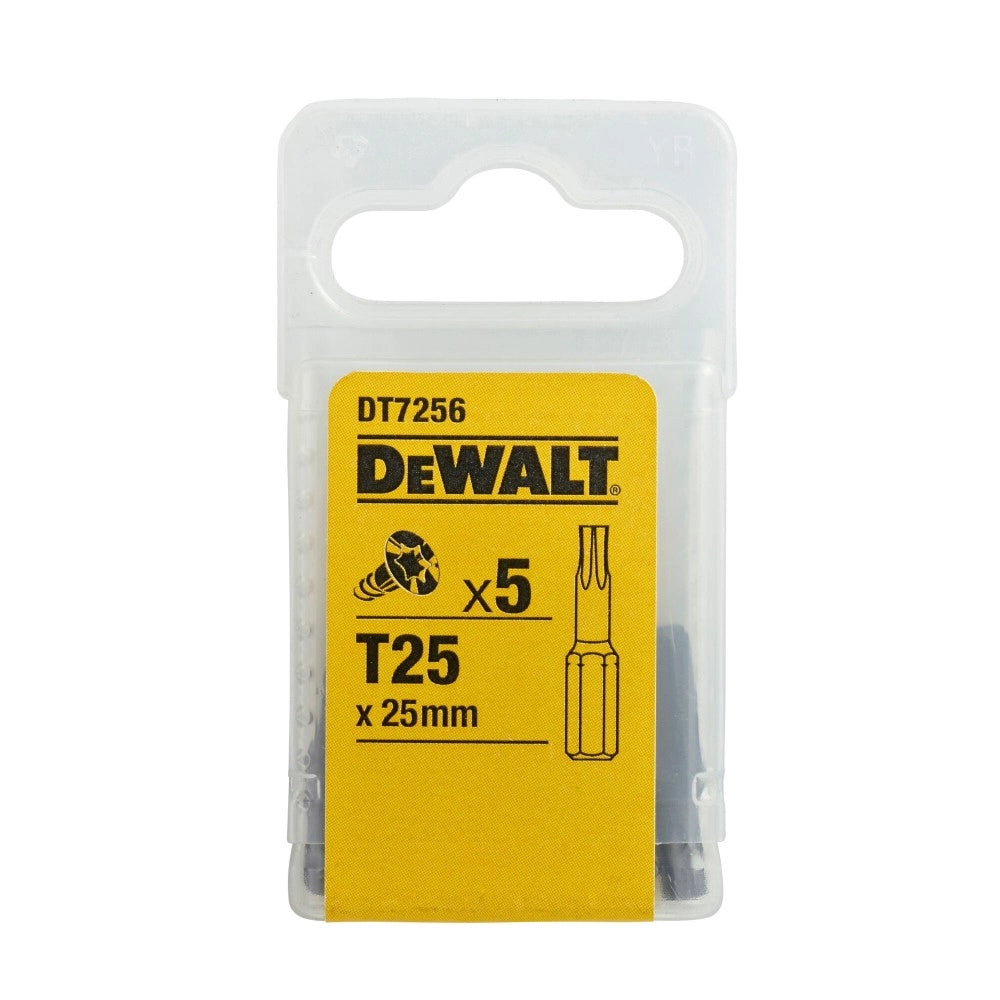 Dewalt inserto torx t 25 set da 5pz