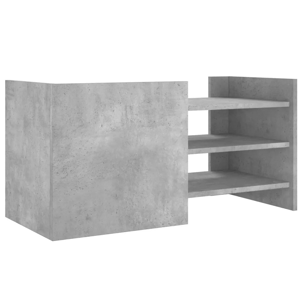 Mobile per TV-Credenza TV-Console TV Grigio Cemento 80x35x40 cm Legno Multistrato