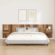 Testata con Comodino 3 pcs Legno vecchio Legno multistrato 3415737