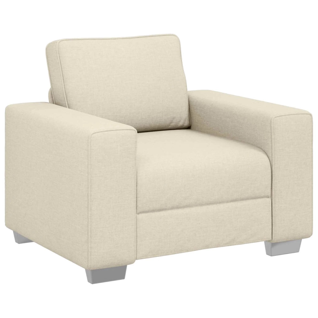 Divano 3 pcs Beige 219 x 80 x 82 cm Tessuto misto lino 3324607