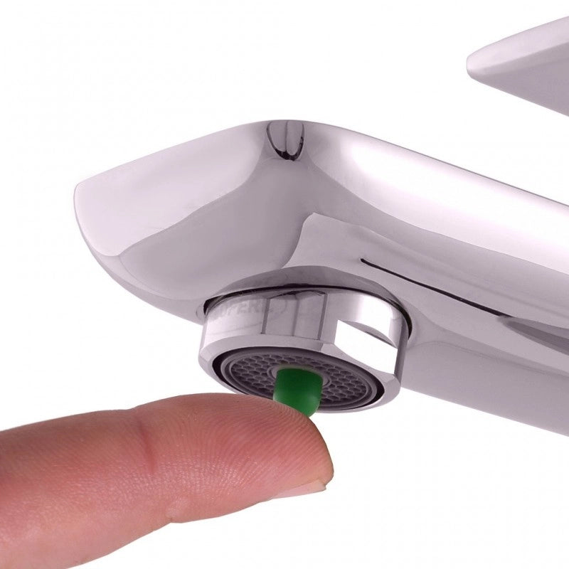 Miscelatore lavabo economico VLTAVA in ottone cromato con pop-up