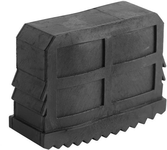 Antiscivellamento per Scale - 2 Pezzi in Gomma - Sostituti per Scale in Alluminio - Aderenza Elevata - Materiale Resistente - Installazione Facile - Protezioni per Scale