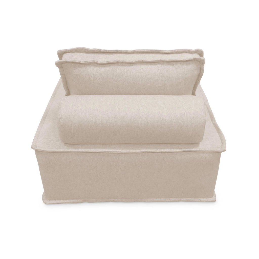 Divano modulare, 3 posti, crema