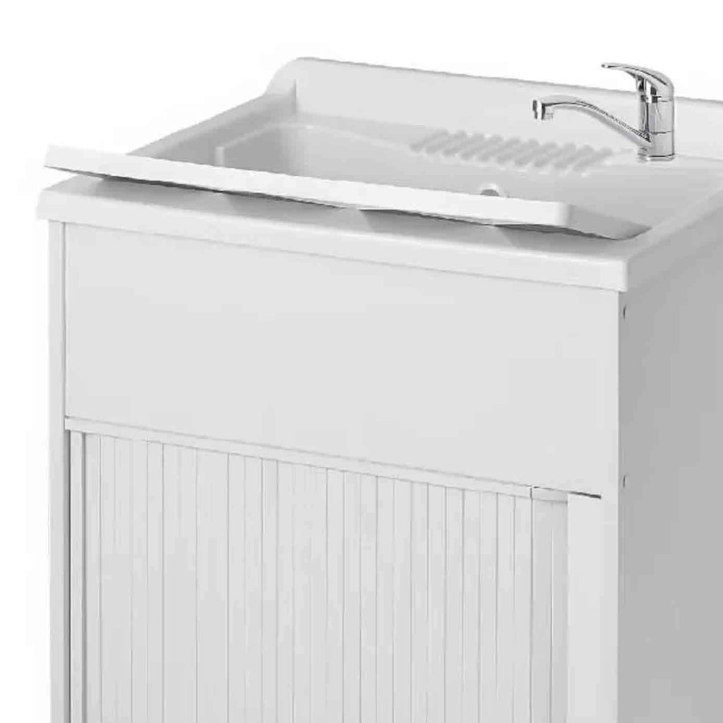 Lavatoio in resina con kit di montaggio 60 x 50