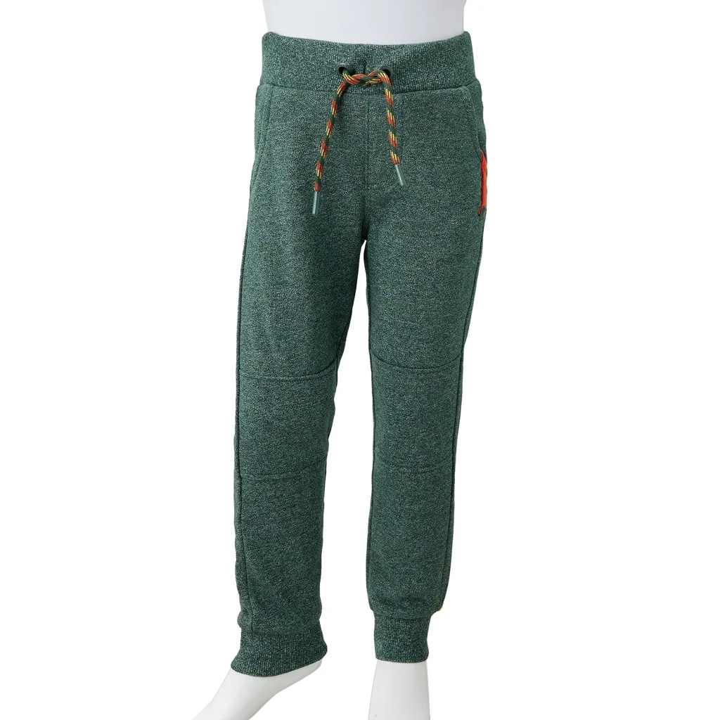 Pantaloni Tuta per Bambini Verde Scuro 92 12914