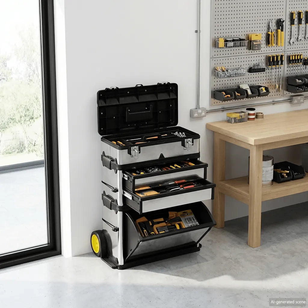 Trolley Porta Attrezzi con 3 Componenticod mxl 73343