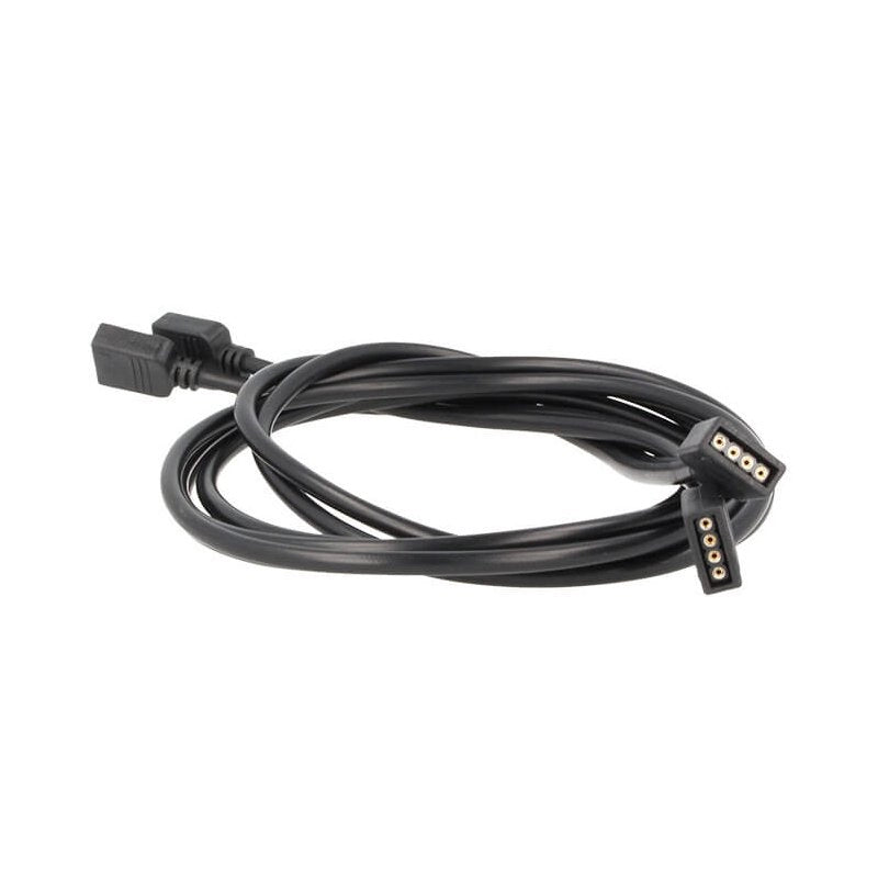2 PZ Cavo Prolunga 1 Metro con Connettori Femmine 4 Buchi Entrambi i Lati per Striscia LED RGB