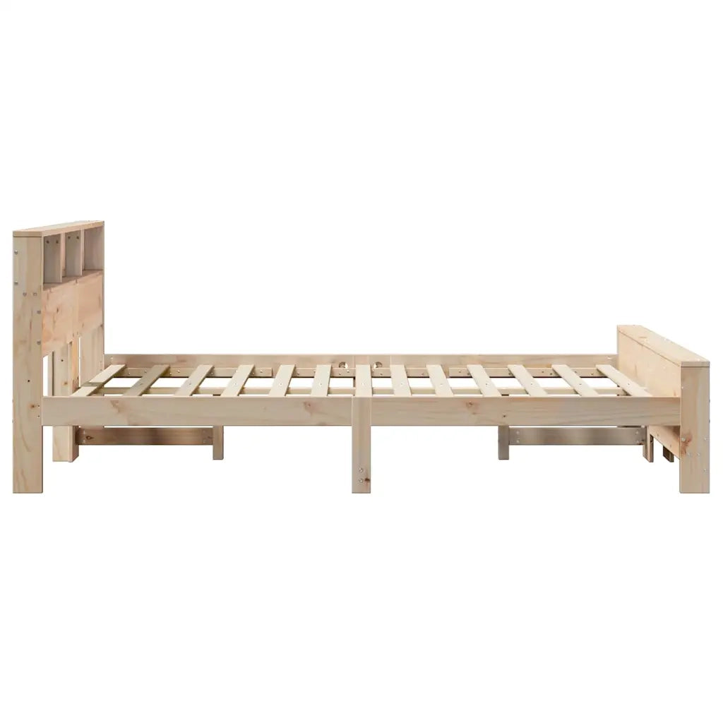 Struttura del letto-Giroletto Marrone 150 x 200 cm Legno multistrato